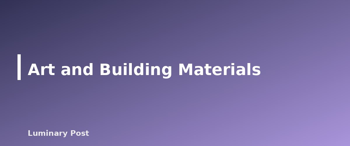 Art and Building Materials - illustration for Hands-On Learning Materials for Early Elementary: What Actually Earns Its Shelf Space
