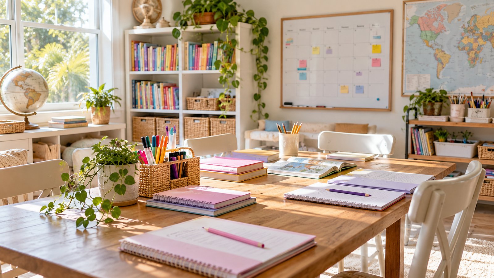 Plan the Schedule and Space - Homeschool Curriculum Guide: Types, Comparisons and How to Choose